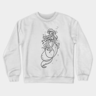 Mermaid sketch #2 Crewneck Sweatshirt